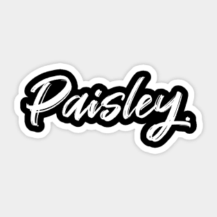 Name Paisley Sticker